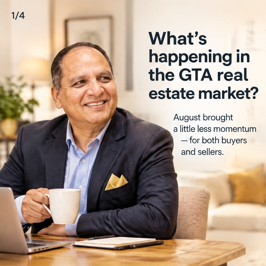 Greater Toronto Market Check: Prices and Sales Ease in August